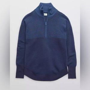 Aerie Home Stretch Quarter Zip Sweater